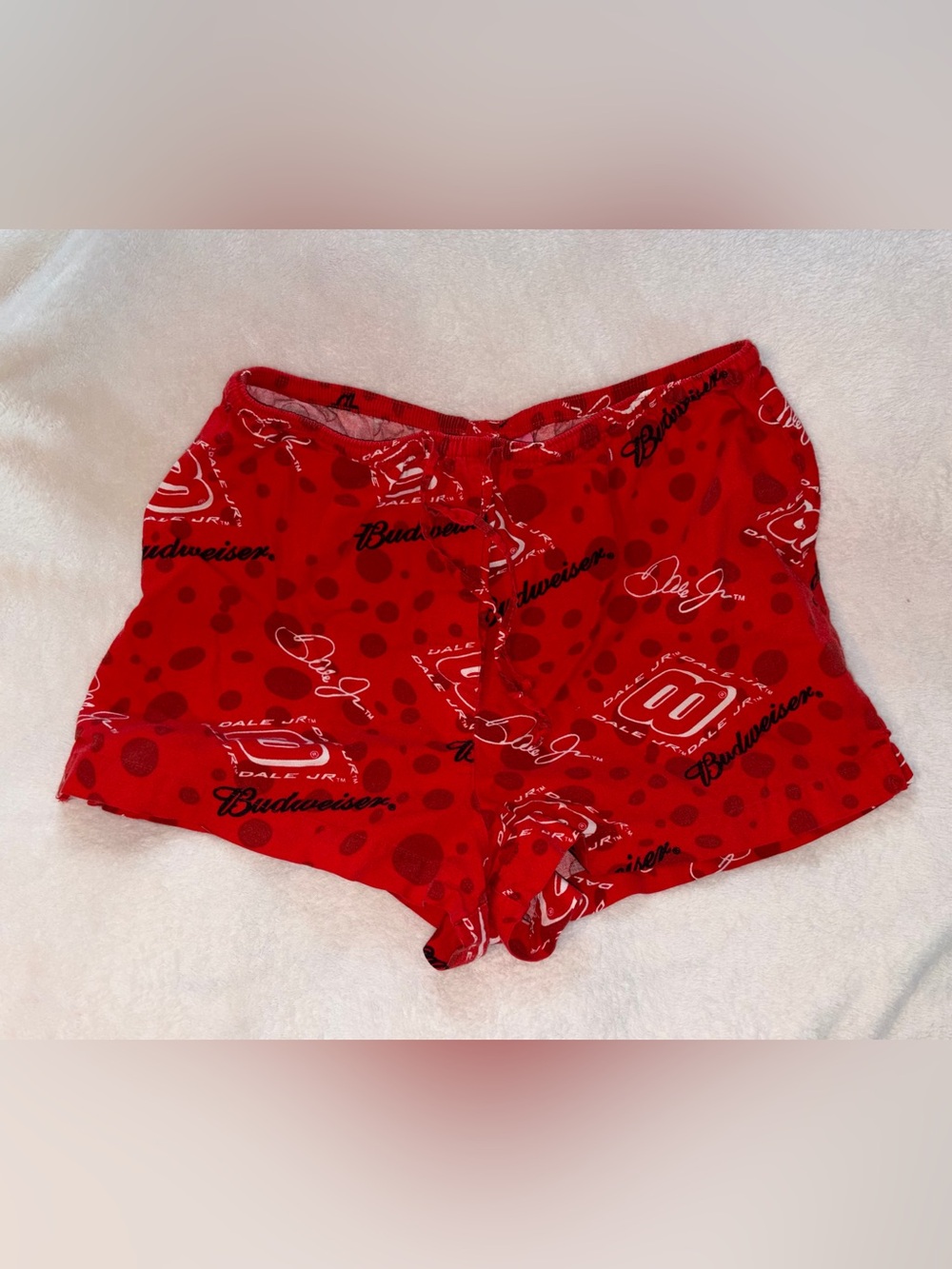Vintage Budweiser x NASCAR Lounge Shorts sz M
